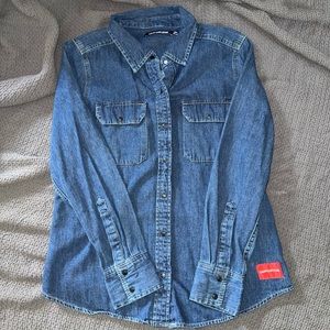Calvin Klein Jeans Medium jean shirt.